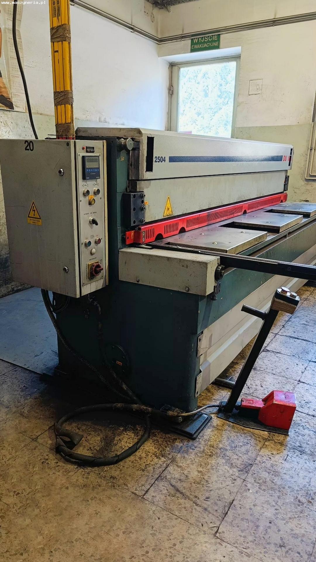  Cesoie a ghigliottina meccaniche DURMA MS 2504 in vendita - foto 2